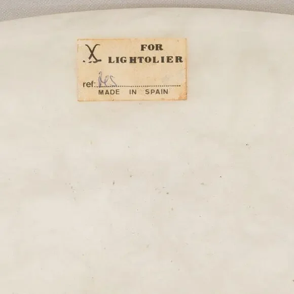 Alabaster Brass Hanging Bowl Chandelier Lightolier